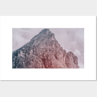 Cloudy Mountain View - Minimalist Posters and Art